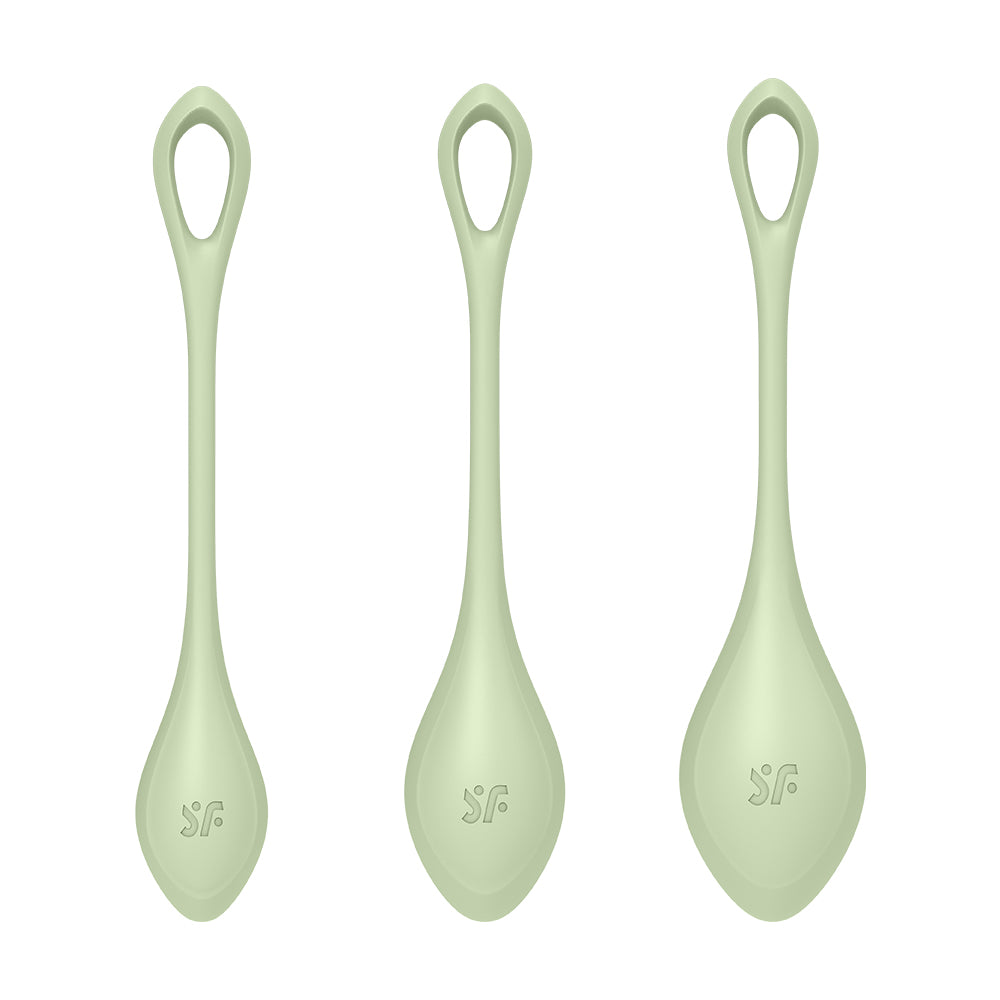 膣トレ 膣トレボールセット Satisfyer Yoni Power 2 light green（ヨニパワー２ライトグリーン）